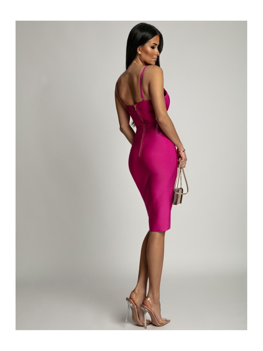 Bishop\'s pencil dress with straps AZRR9645